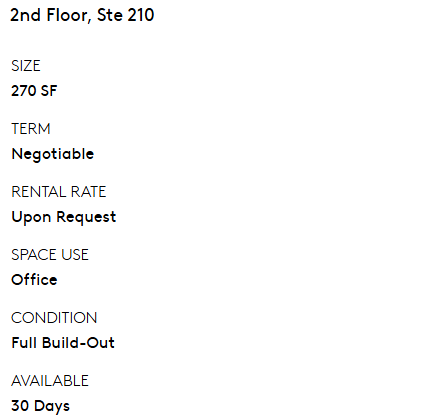 2nd Floor, Ste 210