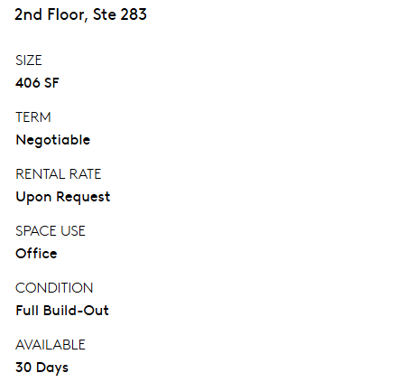 2nd Floor, Ste 283